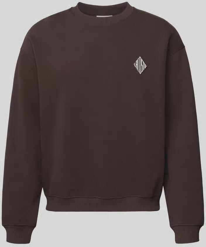 Lacoste Loose fit sweatshirt van katoenmix