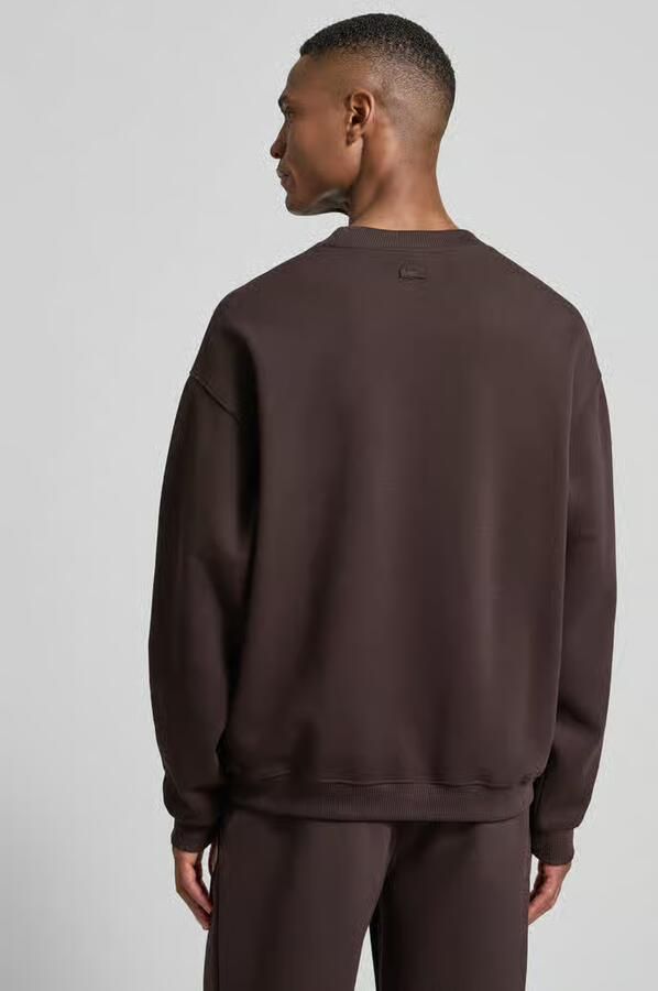 Lacoste Loose fit sweatshirt van katoenmix
