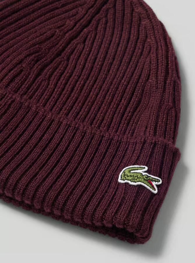 Lacoste Muts van wol met logopatch - Foto 2
