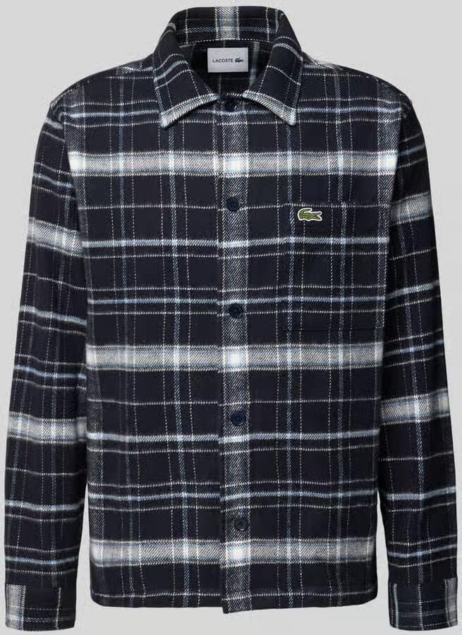 Lacoste Oversized overhemdjack van puur katoen model '6CG'