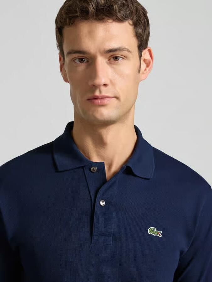 LACOSTE Heren Polo's & T-shirts 1hp2 Men Long Sleeved Best Polo Donkergroen - Foto 11
