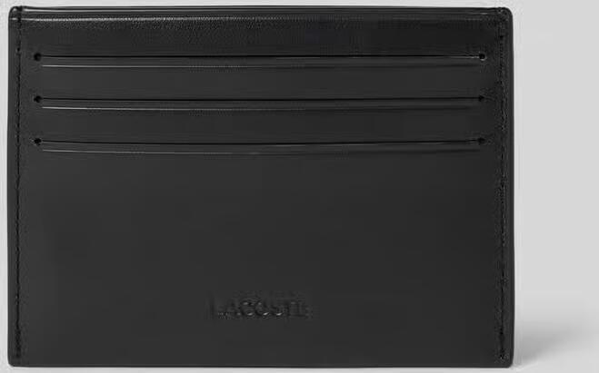 Lacoste Fitzgerald Leren Kaarthouder Black Heren