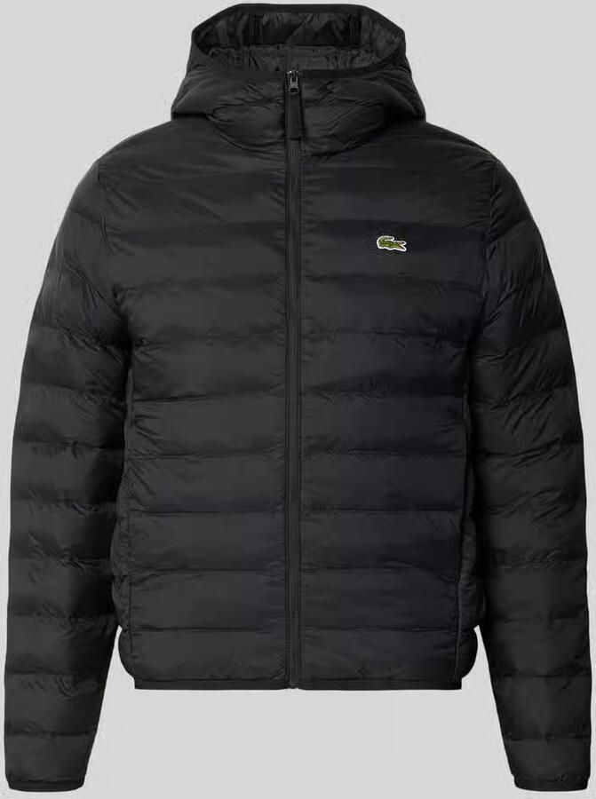 Lacoste Regular fit bomberjack met Ecodown-vulling