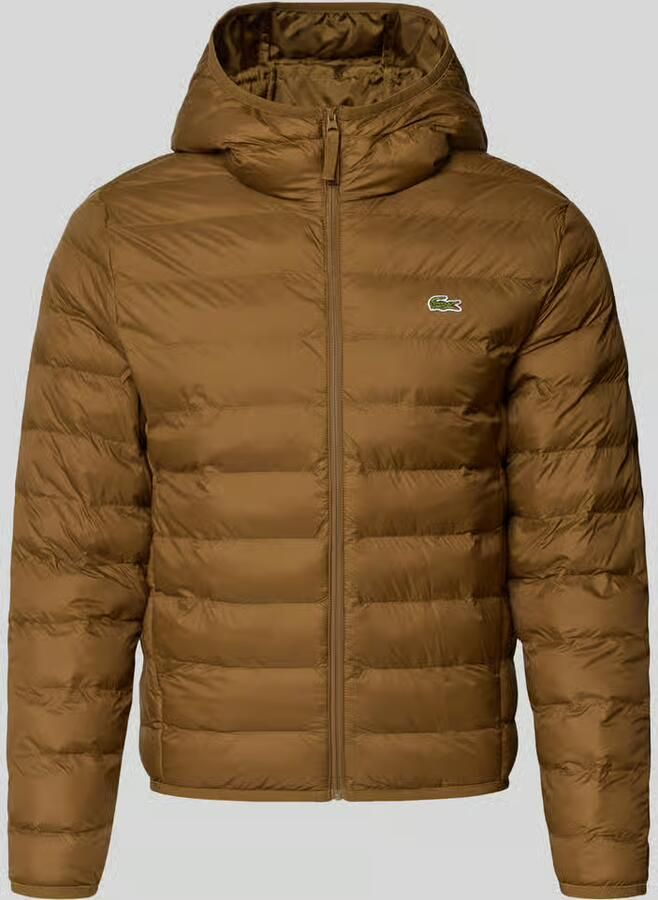Lacoste Regular fit donsjack met logopatch