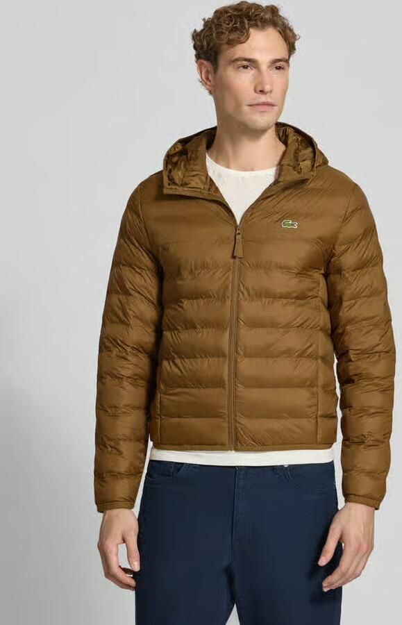 Lacoste Regular fit donsjack met logopatch - Foto 3