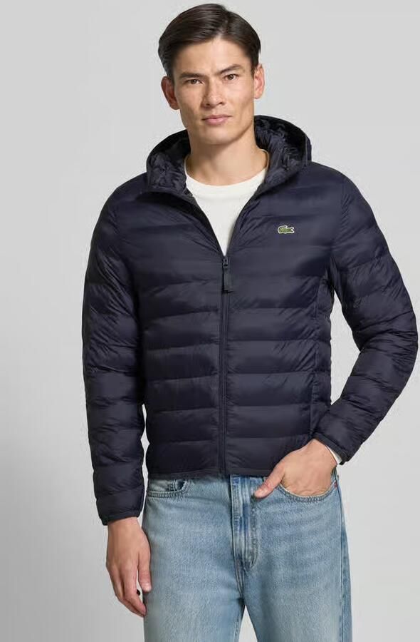 Lacoste Regular fit donsjack met logopatch - Foto 3