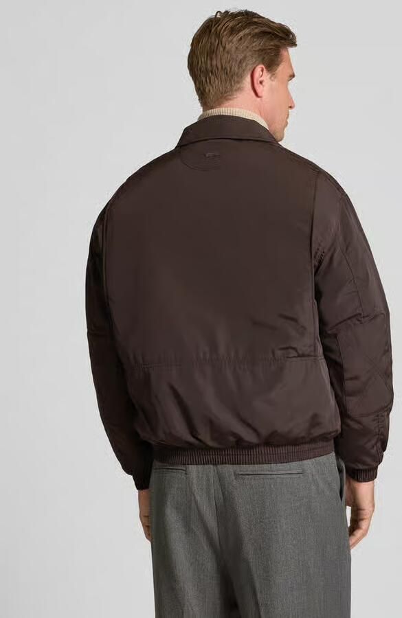 Lacoste Regular fit bomberjack met platte kraag