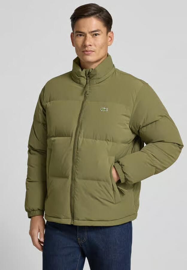 Lacoste Regular fit donsjack met opstaande kraag en geïntegreerde capuchon - Foto 2