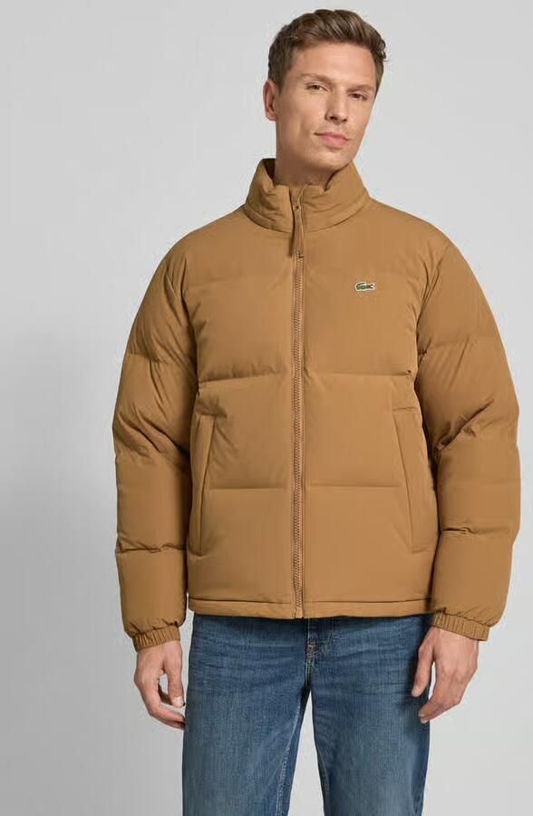Lacoste Regular fit donsjack met opstaande kraag en geïntegreerde capuchon - Foto 3