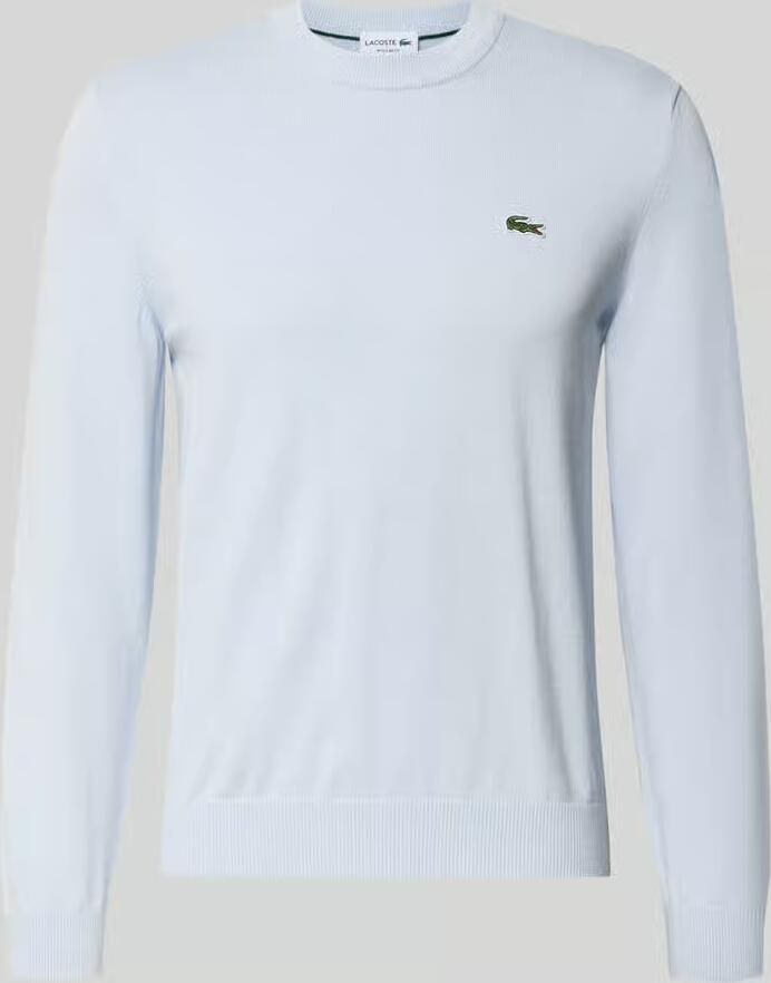 Lacoste Regular fit gebreide pullover van katoenmix