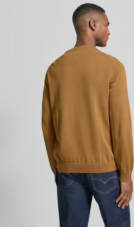 Lacoste Regular fit gebreide pullover van katoenmix