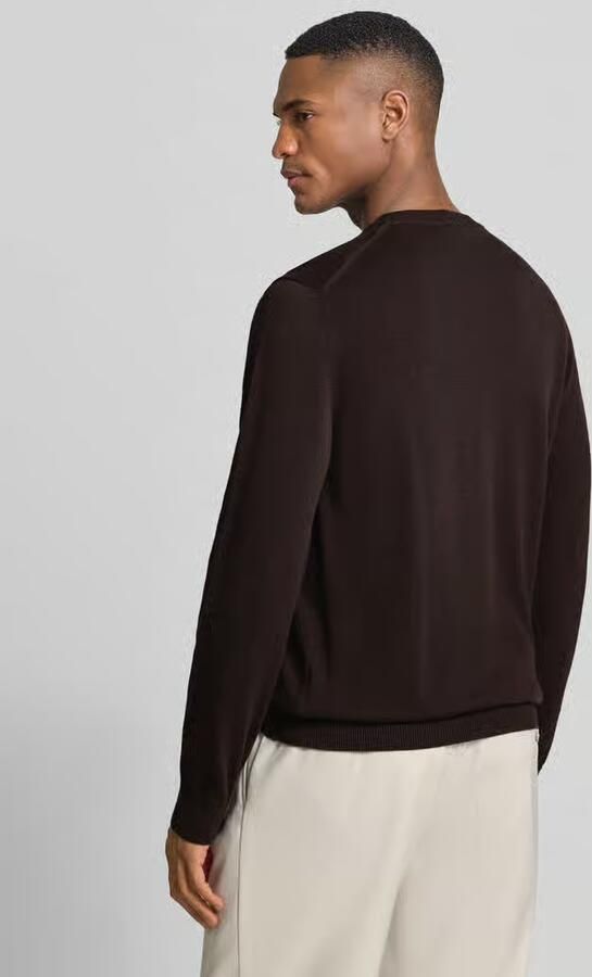 Lacoste Regular fit gebreide pullover van katoenmix - Foto 5