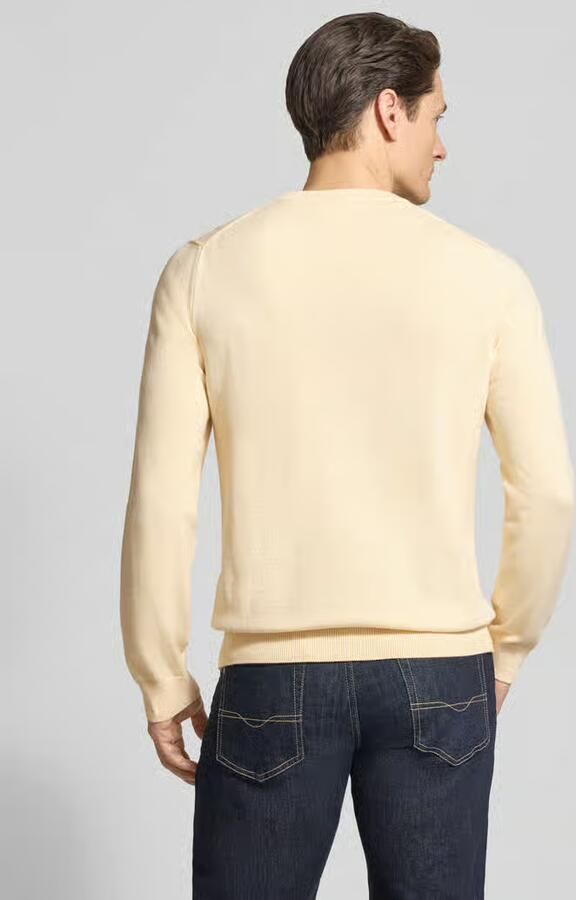 Lacoste Regular fit gebreide pullover van katoenmix - Foto 3