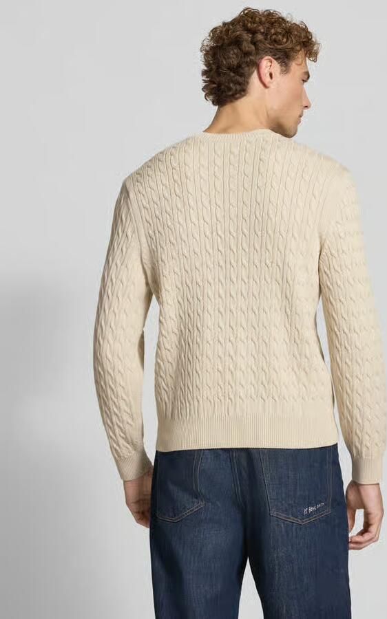 Lacoste Regular fit gebreide pullover van katoenmix - Foto 2