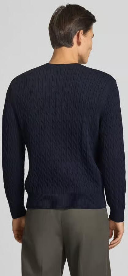 Lacoste Regular fit gebreide pullover van katoenmix - Foto 3