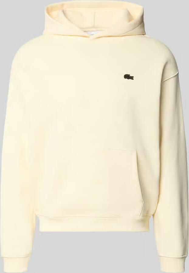 Lacoste Regular fit hoodie van puur katoen