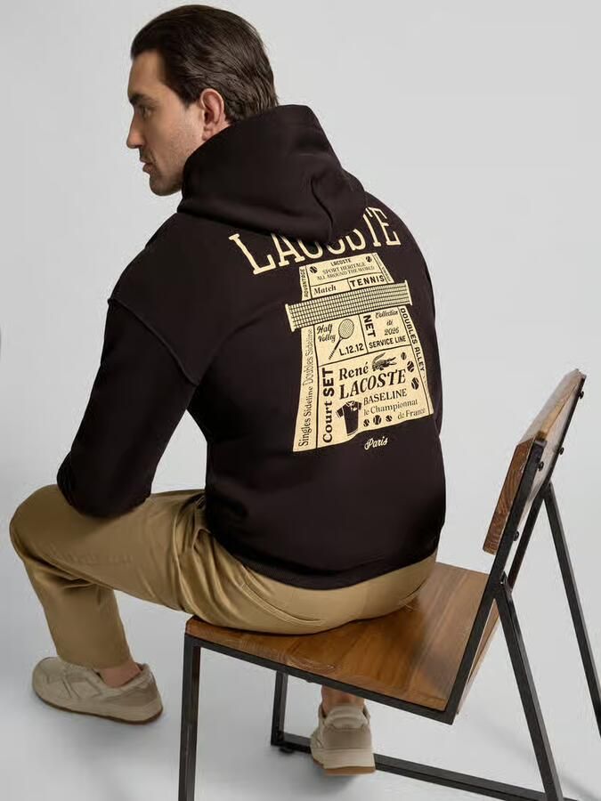Lacoste Regular fit hoodie van puur katoen - Foto 2