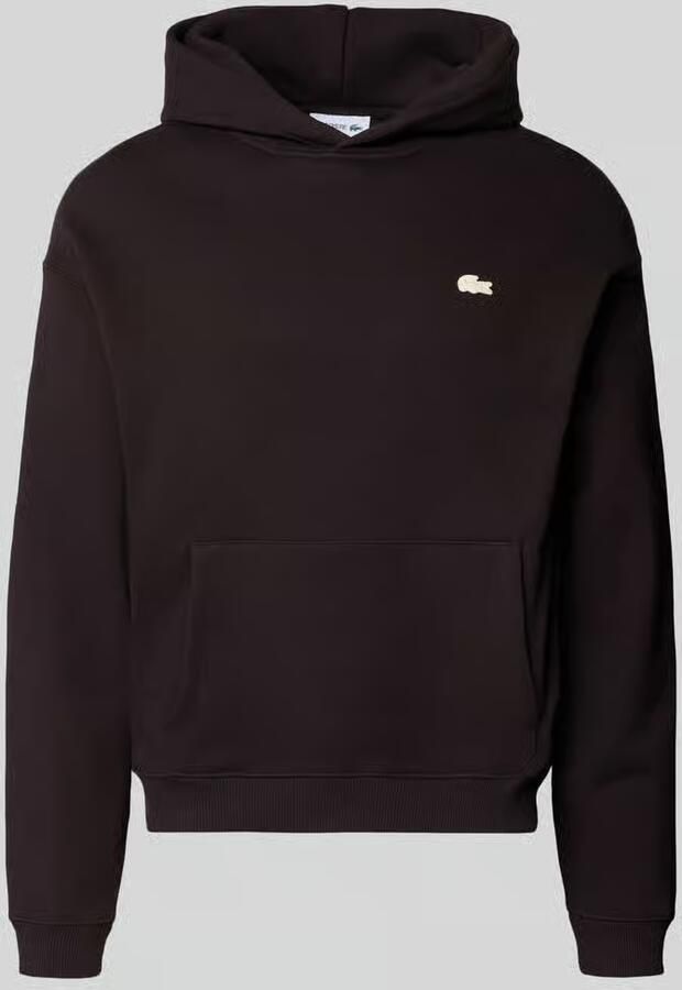 Lacoste Regular fit hoodie van puur katoen