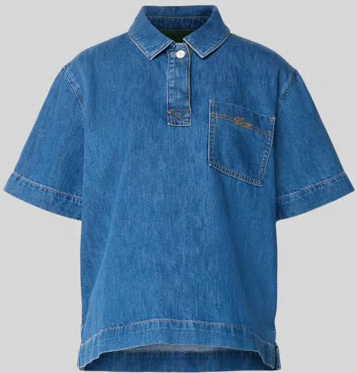 Lacoste regular fit jeansblouse van puur katoen - Foto 3