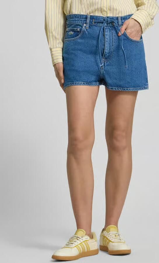 Lacoste regular fit jeansshorts van puur katoen - Foto 3