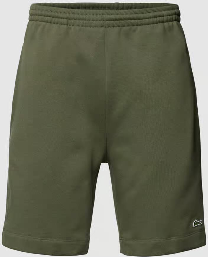 Lacoste Regular fit korte broek met elastische band