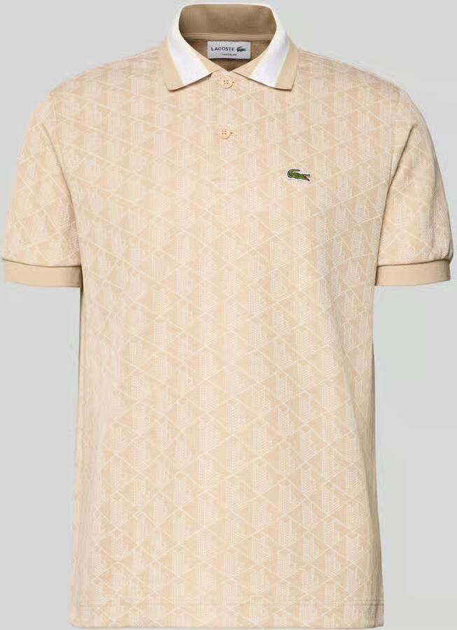 Lacoste Regular fit poloshirt met katoen
