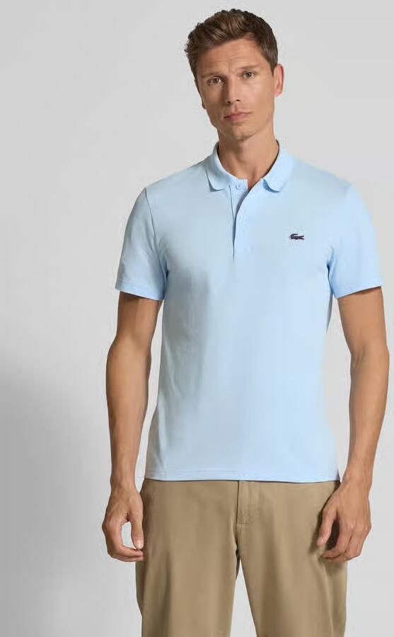 Lacoste Polo Shirt Korte Mouw Poloshirt van katoenmix met normale pasvorm - Foto 9