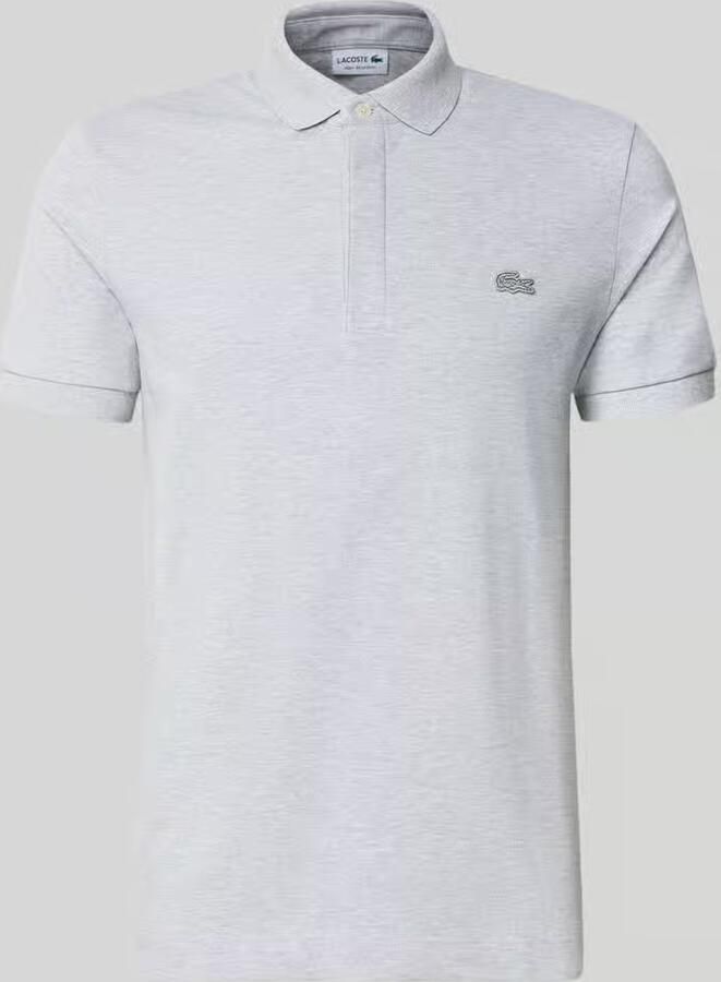 Lacoste Grijze poloshirt met korte mouwen Gray Heren - Foto 3
