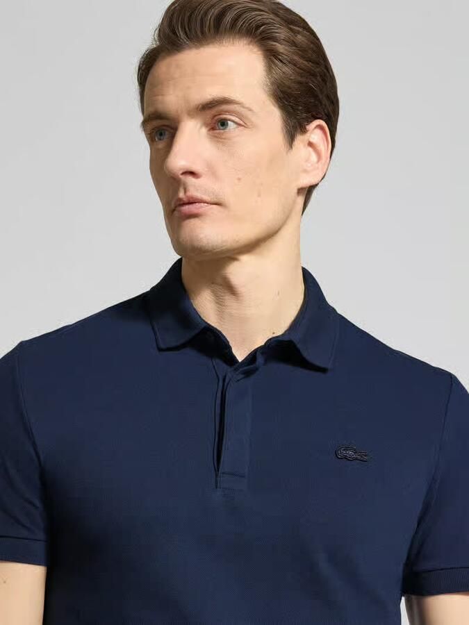 Lacoste Regular fit zakelijk overhemd met structuurmotief model 'HANK' - Foto 2