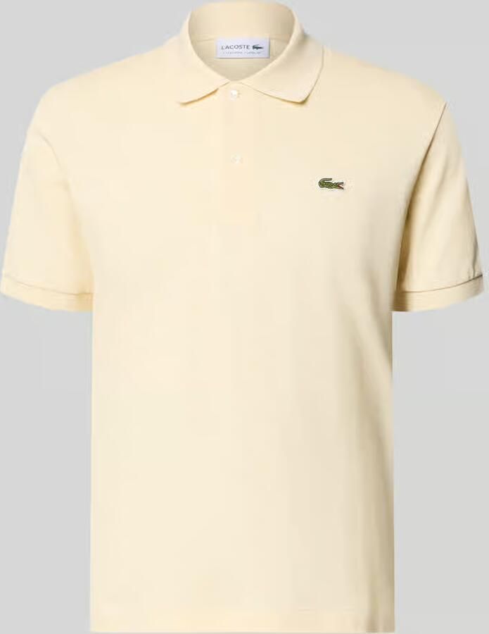 Lacoste Regular fit poloshirt van katoenmix
