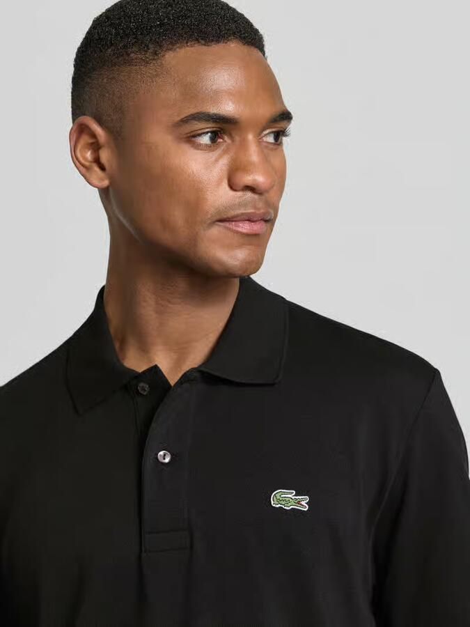 Lacoste Zwarte Klassieke Piqué Polo Shirt Black Heren - Foto 5