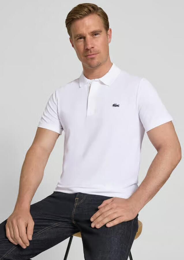 Lacoste Polo Shirt Korte Mouw Poloshirt van katoenmix met normale pasvorm - Foto 7