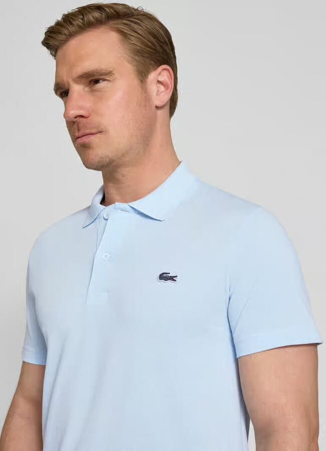 Lacoste Polo Shirt Korte Mouw Poloshirt van katoenmix met normale pasvorm - Foto 5