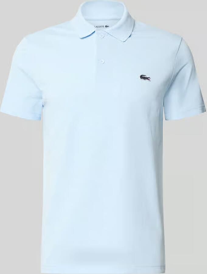 Lacoste Polo Shirt Korte Mouw Poloshirt van katoenmix met normale pasvorm - Foto 6