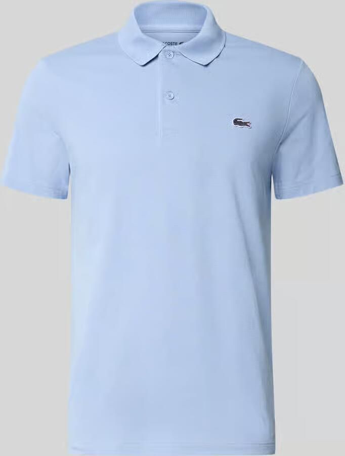 Lacoste T-shirt Poloshirt Breathable Lichtblauw - Foto 3