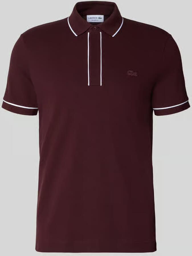 Lacoste regular fit poloshirt van katoenmix