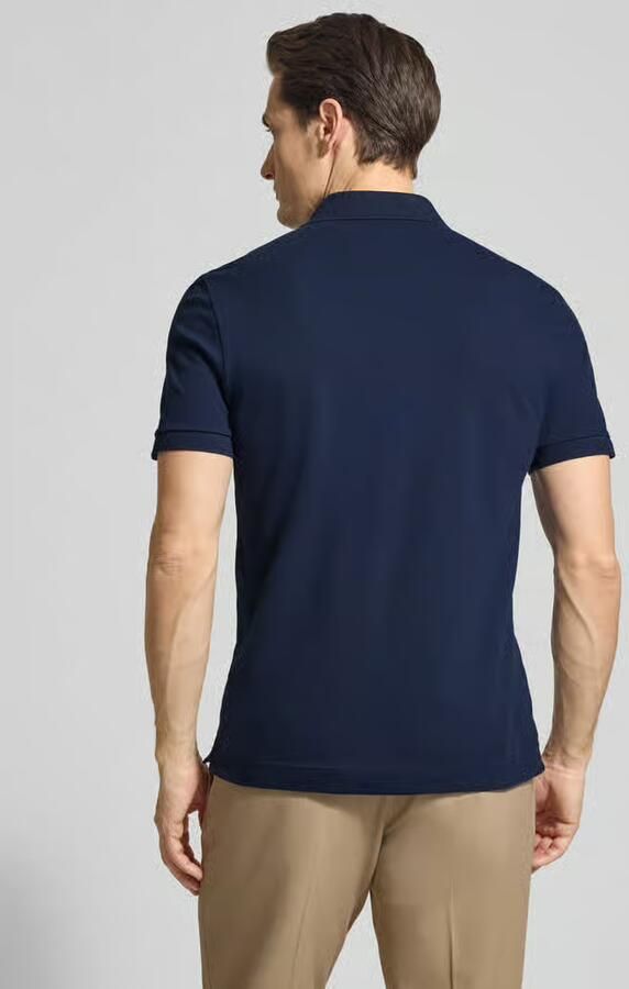 LACOSTE Heren Polo's & T-shirts Regular Fit Cotton Blend Polo Shirt Donkerblauw - Foto 7