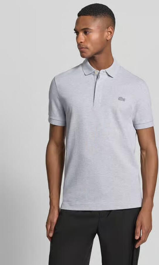 Lacoste Grijze poloshirt met korte mouwen Gray Heren - Foto 6