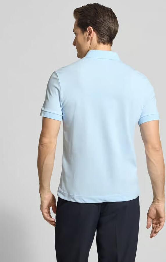 LACOSTE Heren Polo's & T-shirts Regular Fit Cotton Blend Polo Shirt Lichtblauw - Foto 19