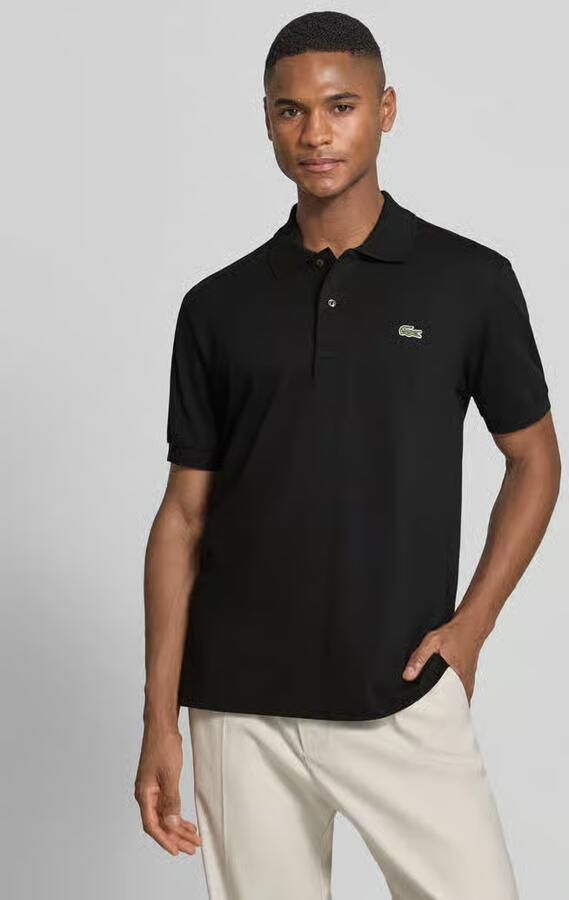 Lacoste Zwarte Klassieke Piqué Polo Shirt Black Heren - Foto 7