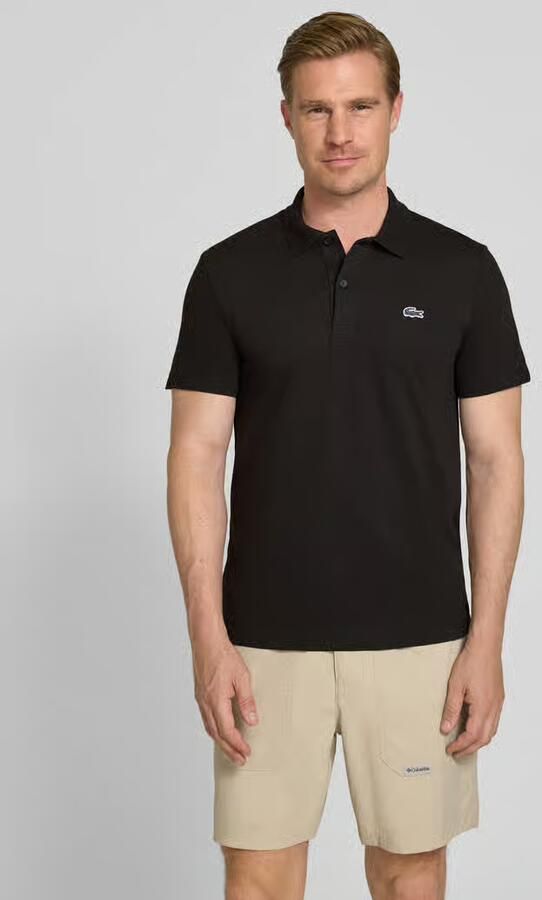 Lacoste Polo Shirt Korte Mouw Poloshirt van katoenmix met normale pasvorm - Foto 9