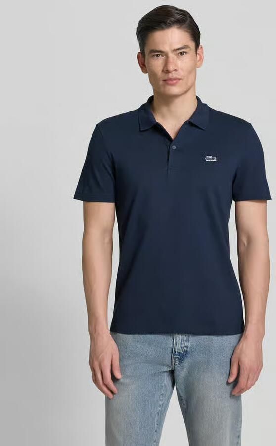 Lacoste Polo Shirt Korte Mouw Poloshirt van katoenmix met normale pasvorm - Foto 8