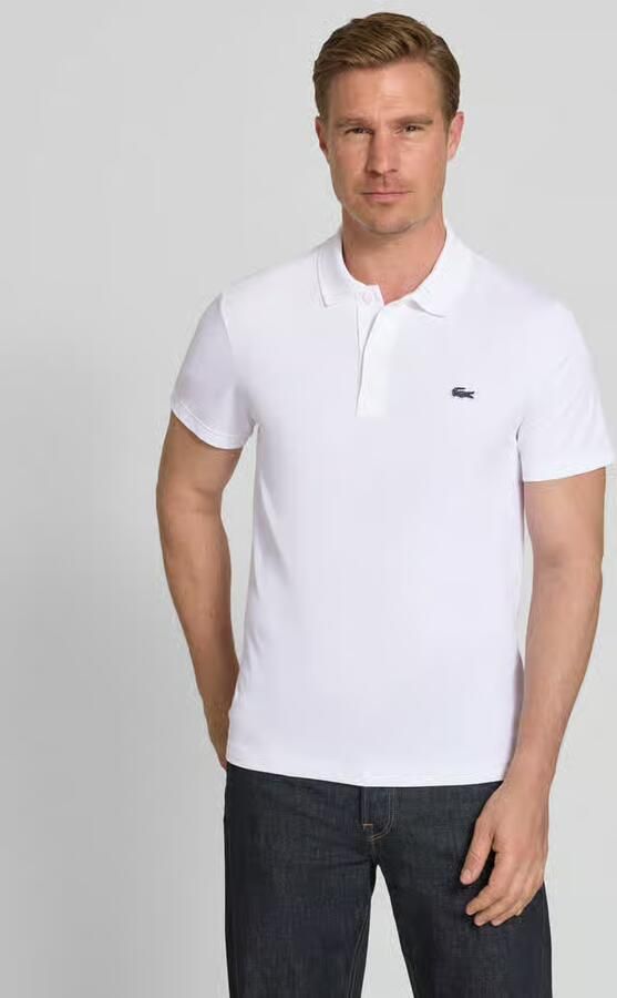 Lacoste Polo Shirt Korte Mouw Poloshirt van katoenmix met normale pasvorm - Foto 13