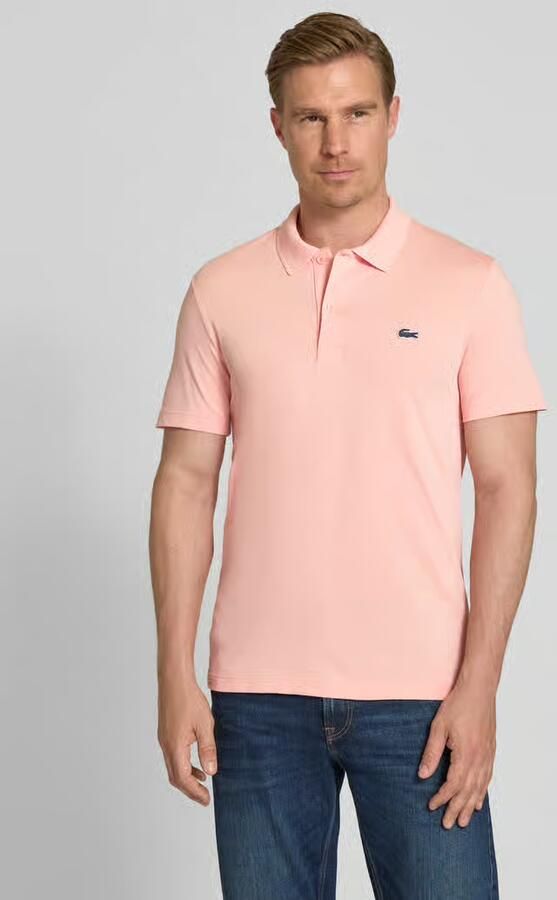 Lacoste regular fit poloshirt van katoenmix - Foto 4