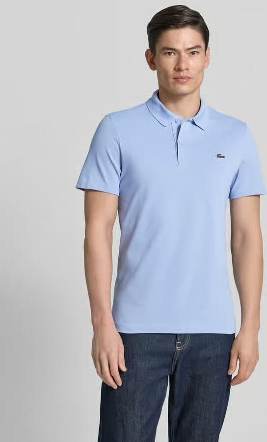 Lacoste T-shirt Poloshirt Breathable Lichtblauw - Foto 8