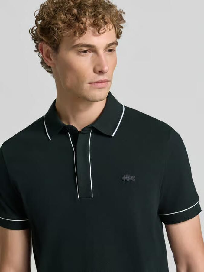 Lacoste regular fit poloshirt van katoenmix model 'CHEMISE' - Foto 2