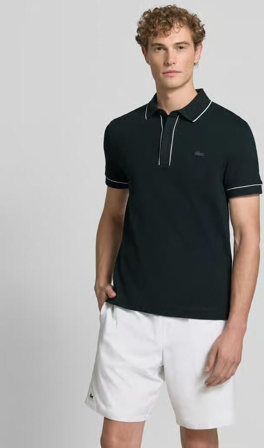 Lacoste regular fit poloshirt van katoenmix model 'CHEMISE' - Foto 3