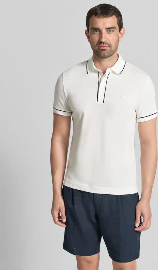 Lacoste regular fit poloshirt van katoenmix model 'CHEMISE' - Foto 4
