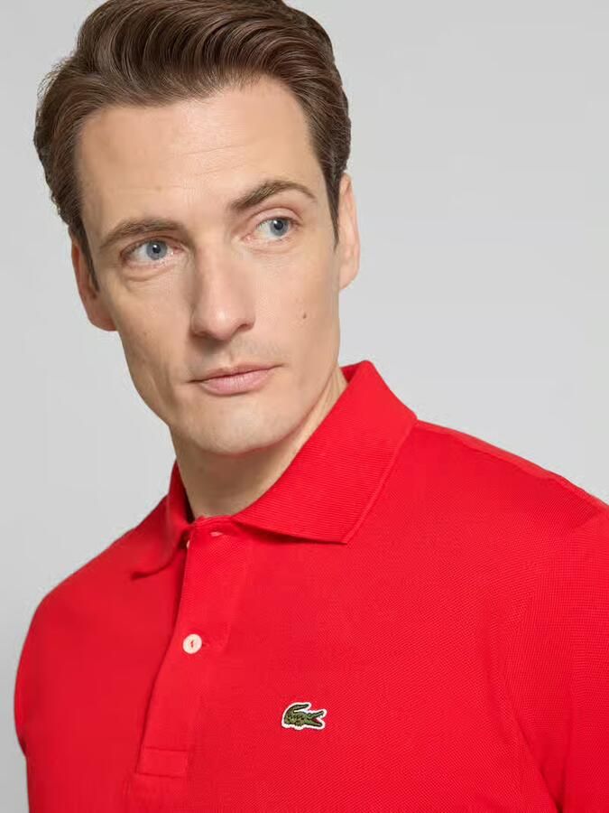 Lacoste Classic fit poloshirt van piqué met geborduurd logo - Foto 3