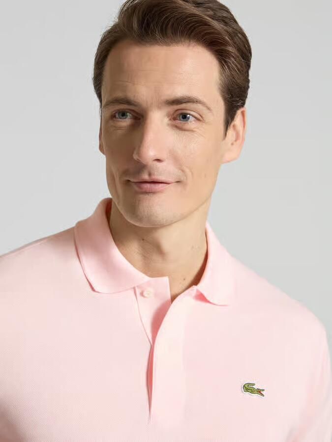 LACOSTE Heren Polo's & T-shirts Original L 12.12 Poloshirt Slim Fit Lichtroze - Foto 10